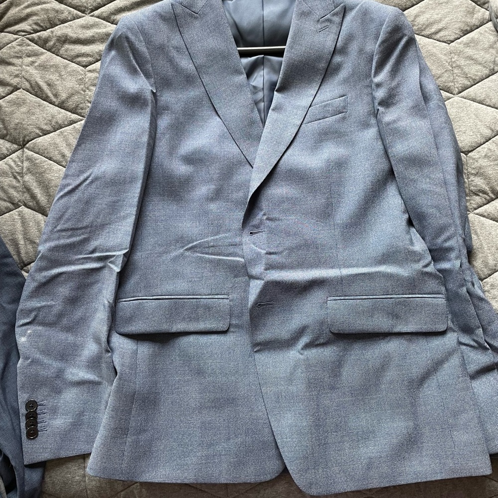 Mens Banana Republic Slim Fit Suit